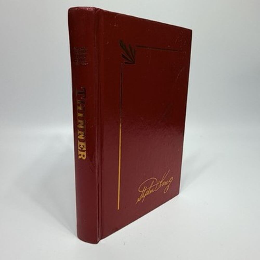 Thinner by Richard Bachman - Stephen King Library - Red Edition Hardcover